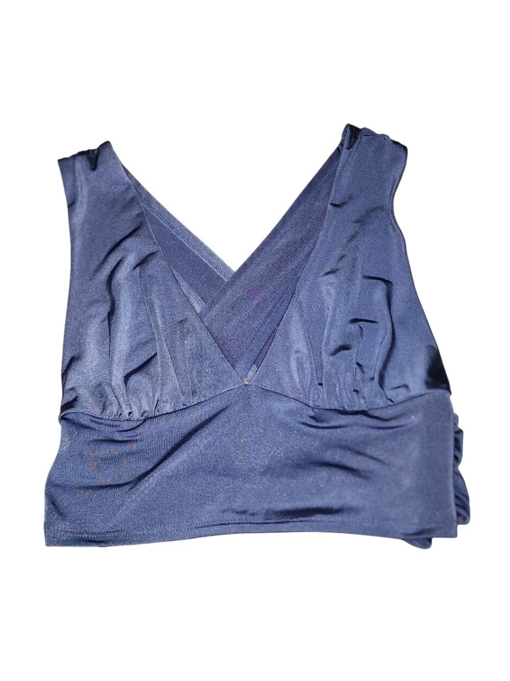 Urban Outfitters Blue Cropped Top Small - Picture 1 of 7